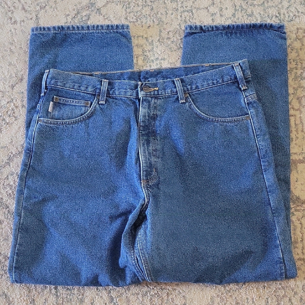 Carhartt Men's Lined Blue Jeans